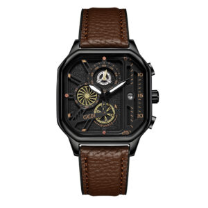 Men Waterproof Quartz Watch — Luminous Dial Stainless Steel — Image 7