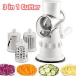 3 In 1 Vegetable Slicer Manual Kitchen Accessories Grater For Vegetable Cutter Round Chopper Mandoli | HomeTribe