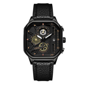 Men Waterproof Quartz Watch — Luminous Dial Stainless Steel — Image 4