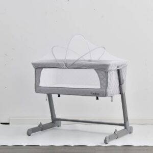Adjustable Bedside Bassinet — 5-Position Height, Safe Baby Sleep — Image 8