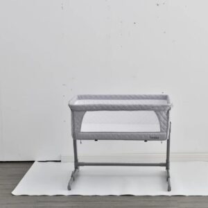 Adjustable Bedside Bassinet — 5-Position Height, Safe Baby Sleep — Image 2