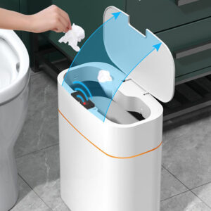 Smart Trash Can With Lid — Automatic Sensor Bin For Home — Image 2